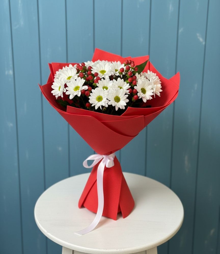 Букет цветов из: Хризантемы в Ярославской Краснодарский край