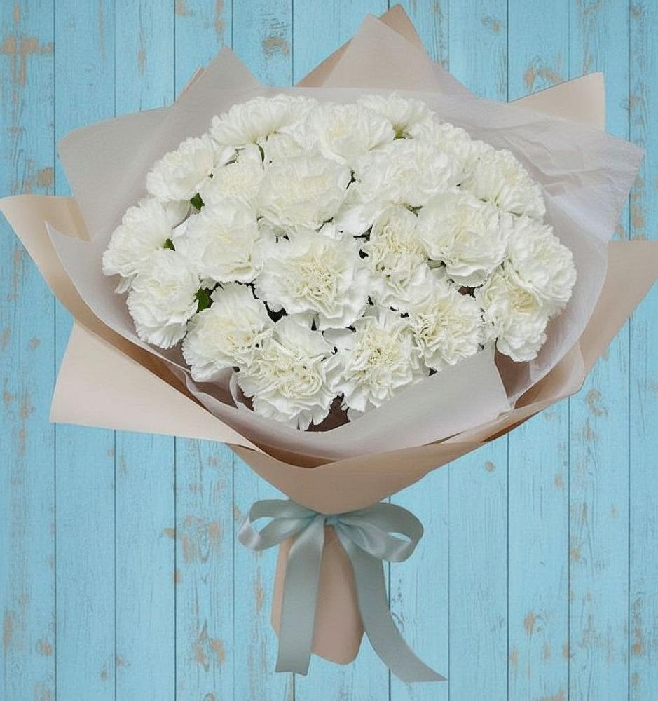 Букет цветов из: Гвоздики в Ярославской Краснодарский край