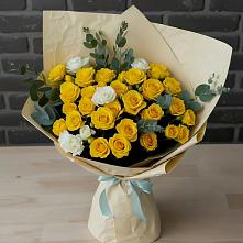 Букет цветов из:  Розы в Ярославской Краснодарский край