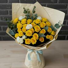 Букет цветов из:  Розы в Ярославской Краснодарский край