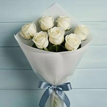 Букет 7 Белых роз Эдлесс Лав в Ярославской Краснодарский край