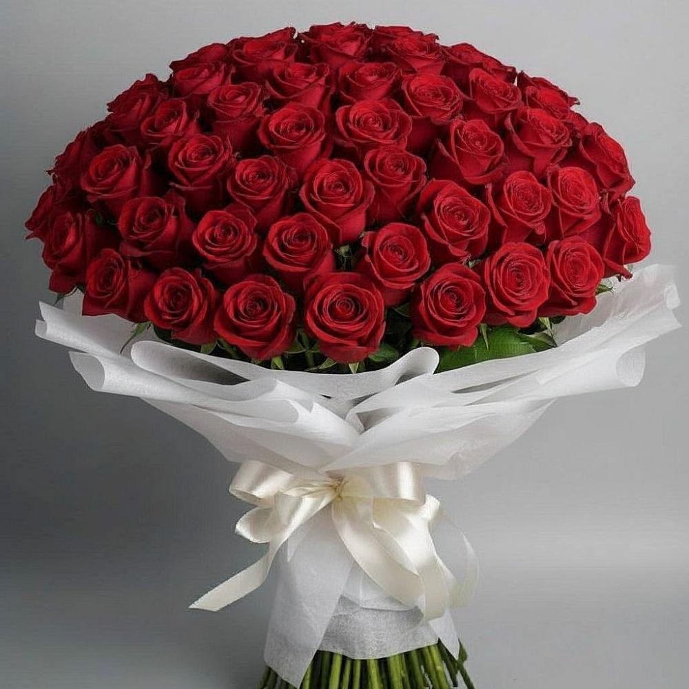 Букет 101 Красная роза Блэк Мэджик в Ярославской Краснодарский край