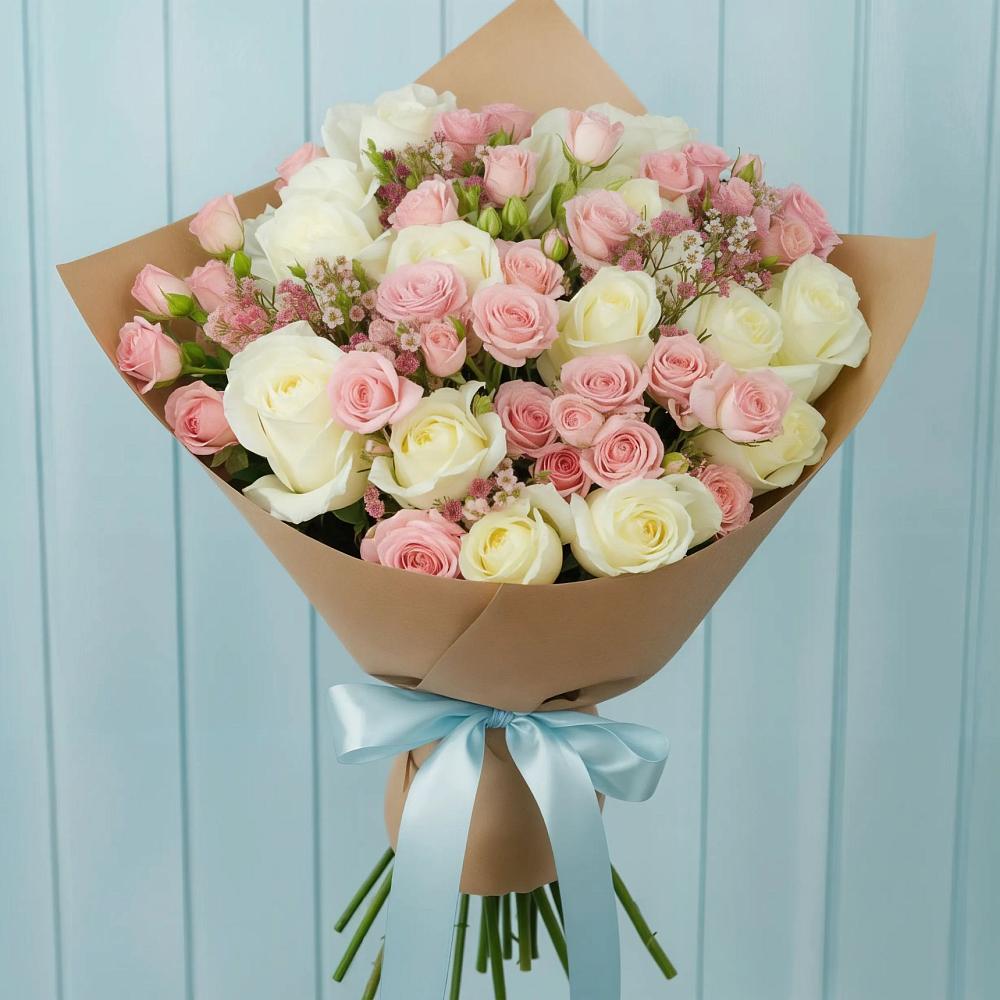 Букет цветов из: Розы в Ярославской Краснодарский край