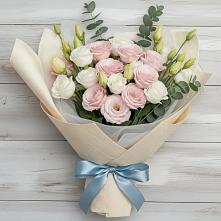 Букет цветов из:  Лизиантусы в Ярославской Краснодарский край