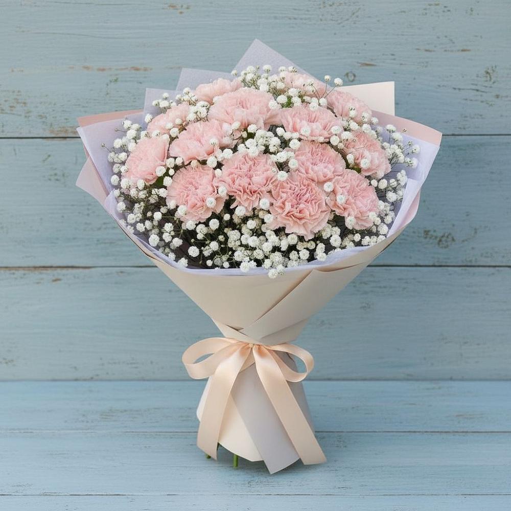 Букет цветов из: Гвоздики в Ярославской Краснодарский край