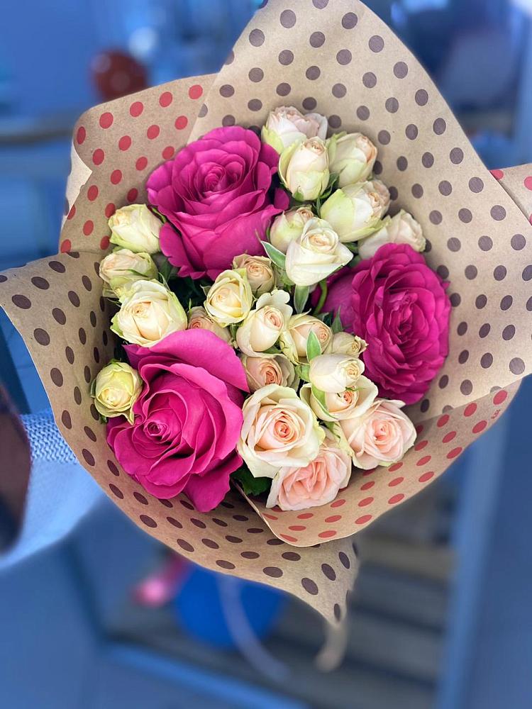 Букет цветов из: Розы в Ярославской Краснодарский край