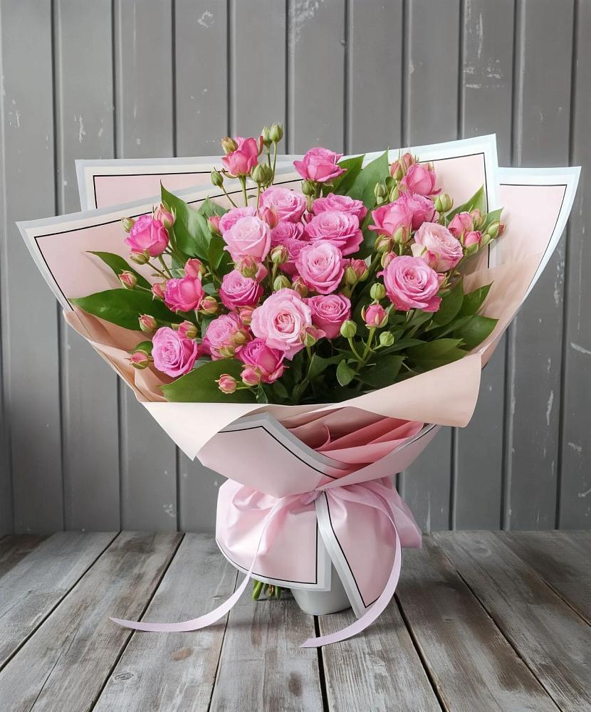 Букет Розовый кустик в Ярославской Краснодарский край