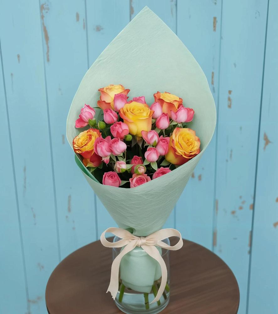 Букет цветов из: Розы в Ярославской Краснодарский край