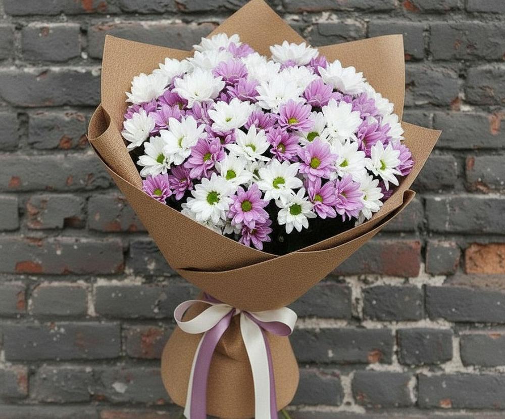 Букет цветов из: Хризантемы в Ярославской Краснодарский край
