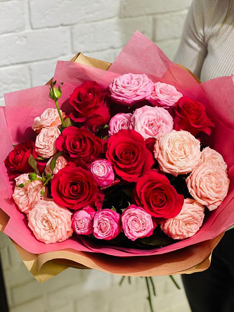 Букет цветов из: Розы в Ярославской Краснодарский край