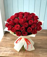Букет 29 Красных роз в Ярославской Краснодарский край