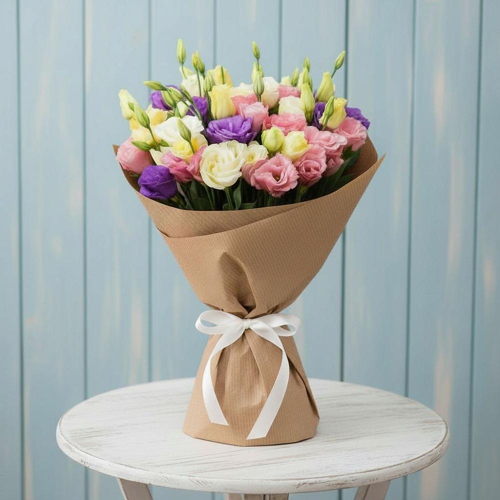 Букет цветов из: Лизиантусы в Ярославской Краснодарский край