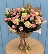 Букет цветов из:  Розы в Ярославской Краснодарский край