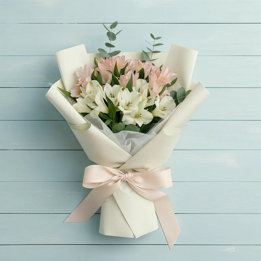 Букет цветов из: Альстромерии в Ярославской Краснодарский край