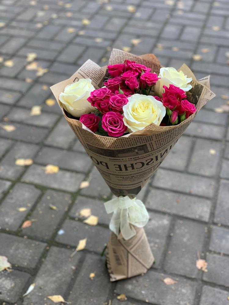 Букет цветов из: Розы в Ярославской Краснодарский край